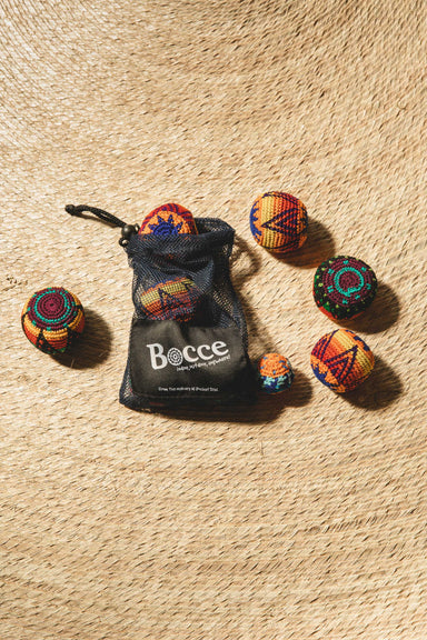 Big Bocce Buena Onda Experience | Handmade, Fair Trade, Crochet, Knit, Cloth Toys, Indoor, Outdoor Games, Party, Backyard Games, Sports, Beach Lake Toys