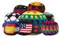 The Saco Grande (large footbag) Buena Onda Games | Handmade, Fair Trade, Crochet, Knit, Cloth Toys, Indoor, Outdoor Games, Party, Backyard Games, Sports, Beach Lake Toys