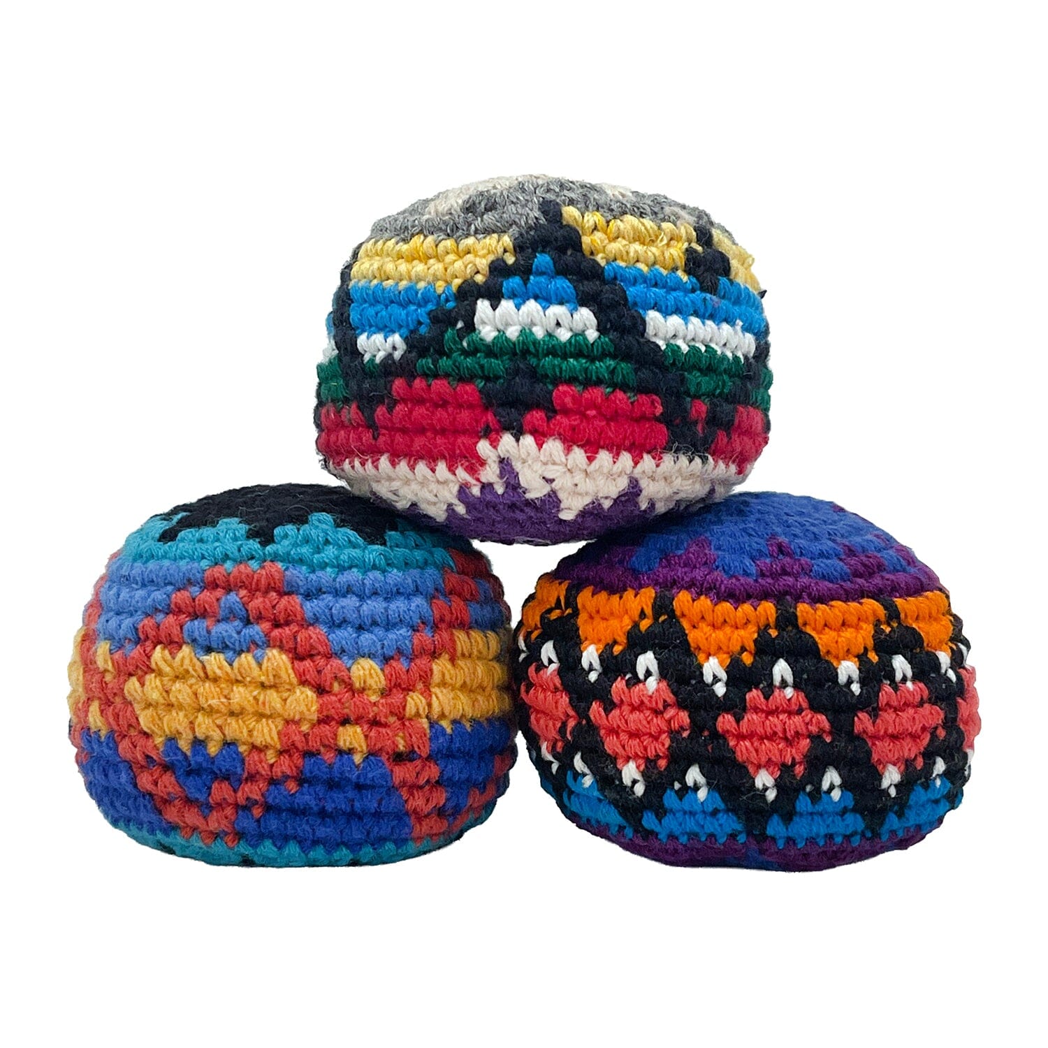 3 pack~a~sacks (all buena sacks) Buena Onda Games | Handmade, Fair Trade, Crochet, Knit, Cloth Toys, Indoor, Outdoor Games, Party, Backyard Games, Sports, Beach Lake Toys