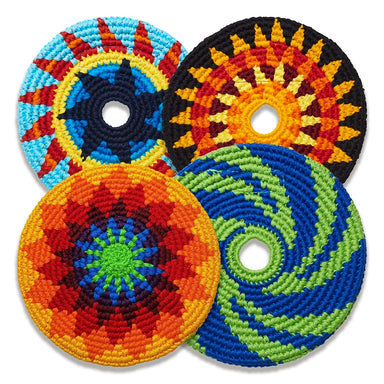 MayaFlya 4 Pack Bundle Buena Onda Games | Handmade, Fair Trade, Crochet, Knit, Cloth Toys, Indoor, Outdoor Games, Party, Backyard Games, Sports, Beach Lake Toys