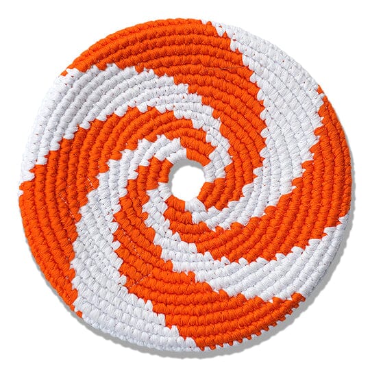 Team Spirit El Grande 2-Tone (Orange/White) Buena Onda Games | Handmade, Fair Trade, Crochet, Knit, Cloth Toys, Indoor, Outdoor Games, Party, Backyard Games, Sports, Beach Lake Toys