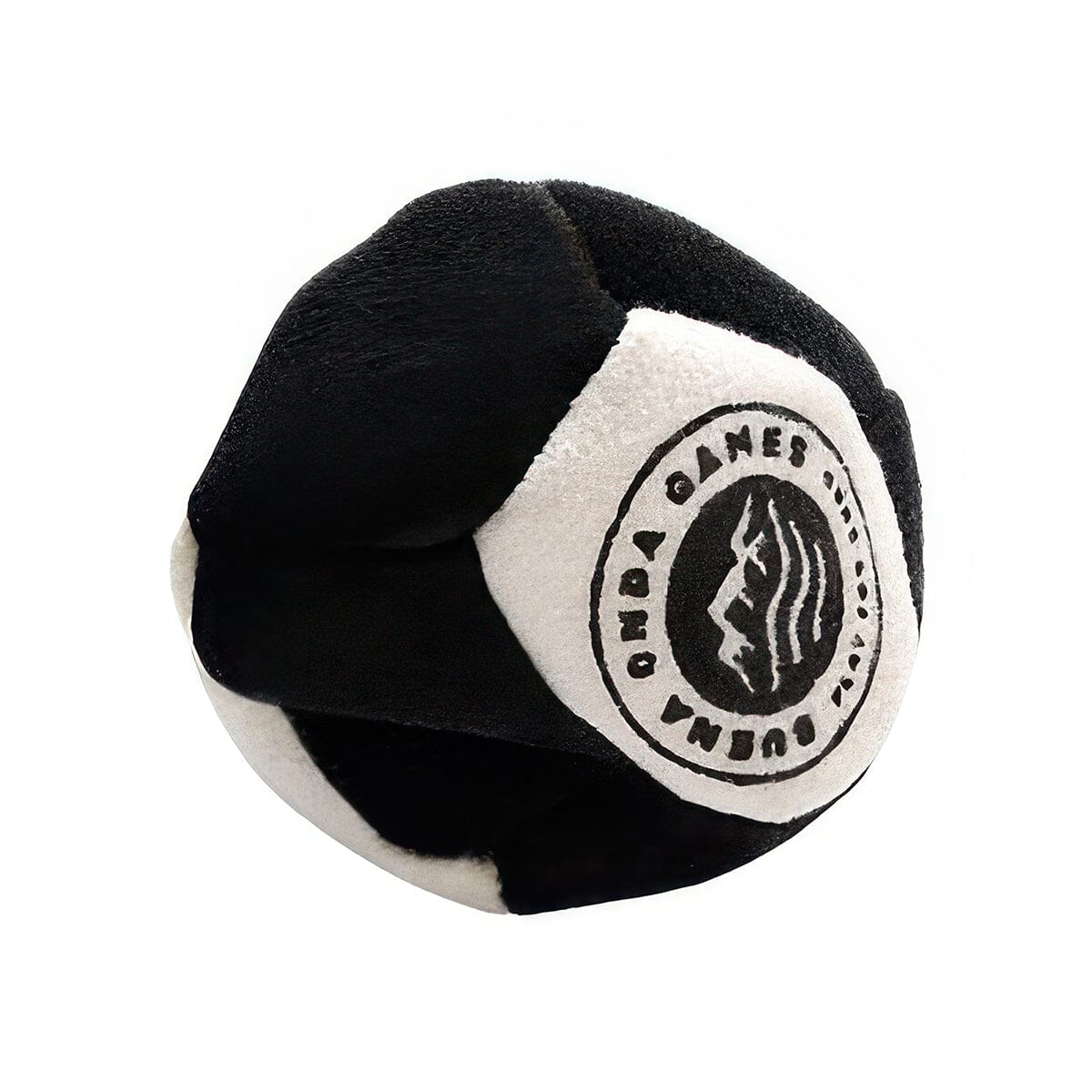 Sandbag Hacky Sacks – Faux Suede Footbag Buena Onda Games White/Black | Handmade, Fair Trade, Crochet, Knit, Cloth Toys, Indoor, Outdoor Games, Party, Backyard Games, Sports, Beach Lake Toys