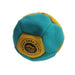 Sandbag Hacky Sacks – Faux Suede Footbag Buena Onda Games Yellow/Cyan | Handmade, Fair Trade, Crochet, Knit, Cloth Toys, Indoor, Outdoor Games, Party, Backyard Games, Sports, Beach Lake Toys