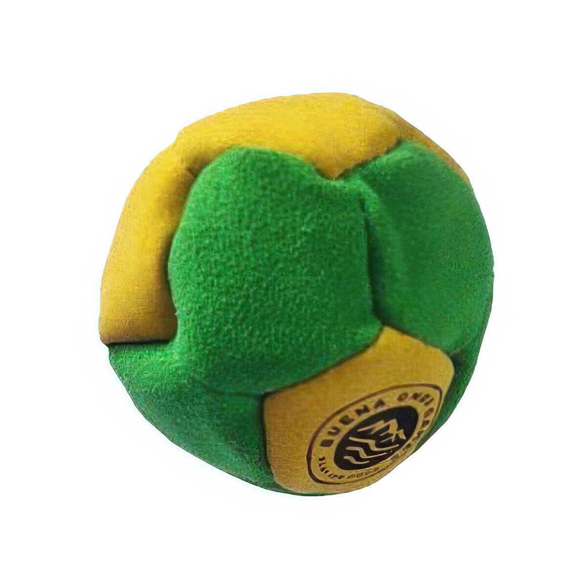 Sandbag Hacky Sacks – Faux Suede Footbag Buena Onda Games Yellow/Green | Handmade, Fair Trade, Crochet, Knit, Cloth Toys, Indoor, Outdoor Games, Party, Backyard Games, Sports, Beach Lake Toys