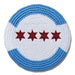 Chicago Flag Disc Flag Disc Buena Onda Experience | Handmade, Fair Trade, Crochet, Knit, Cloth Toys, Indoor, Outdoor Games, Party, Backyard Games, Sports, Beach Lake Toys