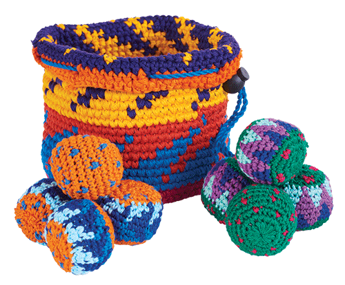 YippiYappa Game - 6 Pack Buena Onda Games | Handmade, Fair Trade, Crochet, Knit, Cloth Toys, Indoor, Outdoor Games, Party, Backyard Games, Sports, Beach Lake Toys