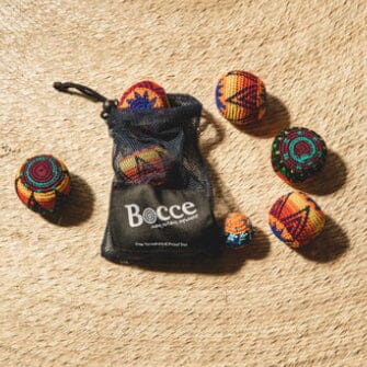 Big Bocce - 6 Pack Buena Onda Games | Handmade, Fair Trade, Crochet, Knit, Cloth Toys, Indoor, Outdoor Games, Party, Backyard Games, Sports, Beach Lake Toys