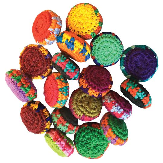 The Table Puck Pocket Disc | Handmade, Fair Trade, Crochet, Knit, Cloth Toys, Indoor, Outdoor Games, Party, Backyard Games, Sports, Beach Lake Toys